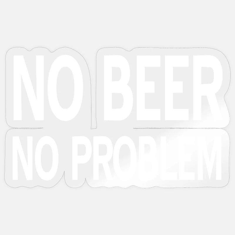 Bière - Sticker taille S (10 x 10 cm) - brillant transparent