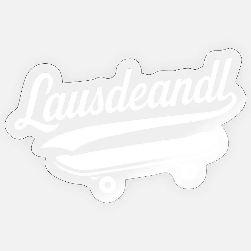 Lausdeand ! - Sticker taille S (10 x 10 cm) - brillant transparent