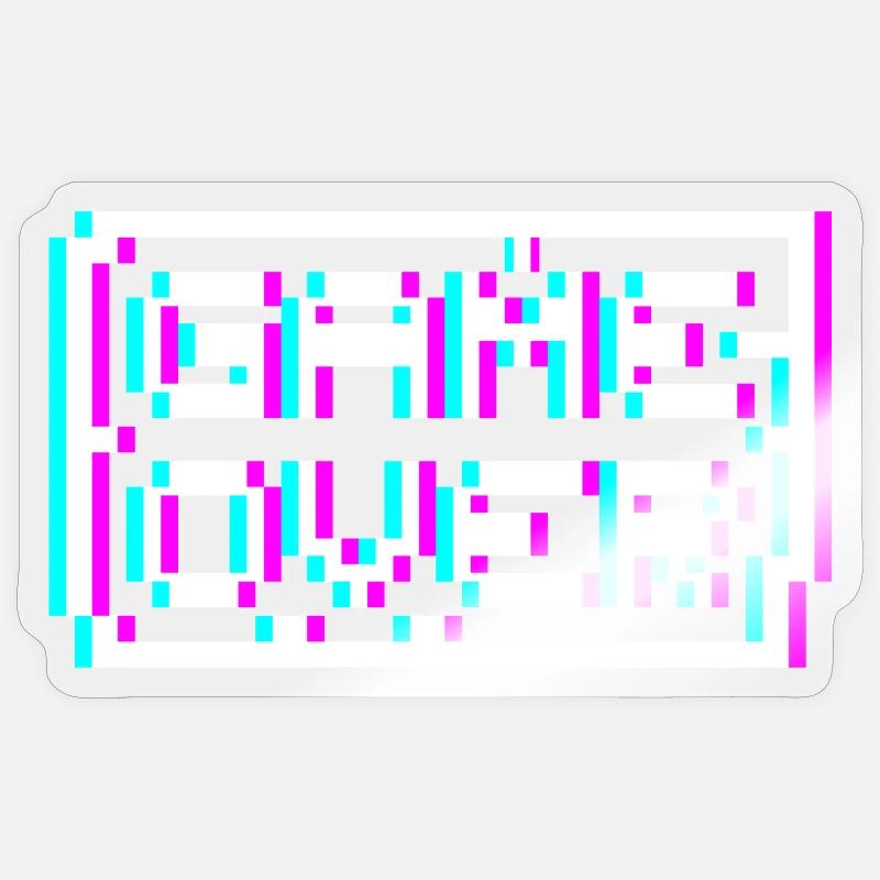 Game Over Sticker taille S (10 x 10 cm)