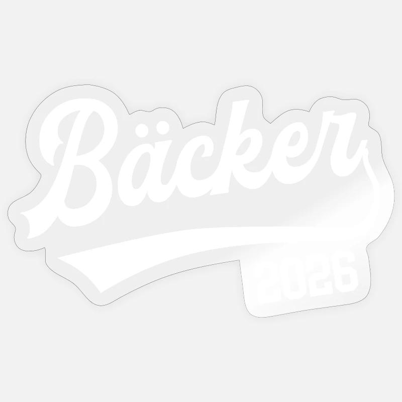 Baker 2026 Apprenticeship Profession Bakery Apprentice Sticker size S (10 x 10 cm)