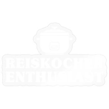 Cooking Rice Cooker ENTHUSIAST Fun - Sticker size S (10 x 10 cm) - transparent glossy - Front