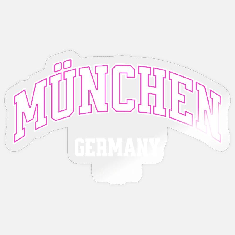 München Neonbogen Flair Sticker Größe S (10 x 10 cm)