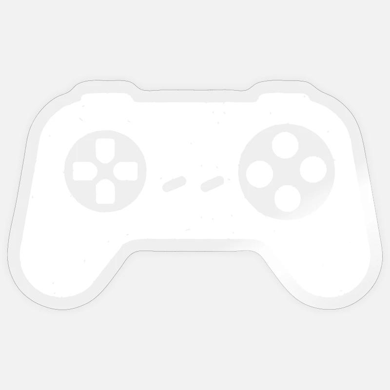 Controller Vintage Texture Sticker size S (10 x 10 cm)