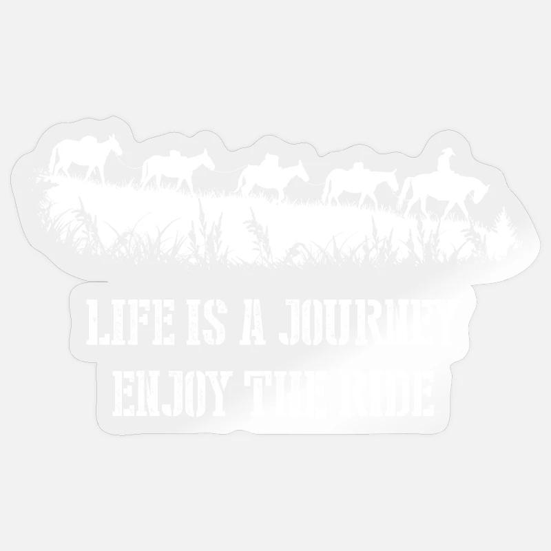 Pferd, Maultier, Packpferd Sticker Größe S (10 x 10 cm)