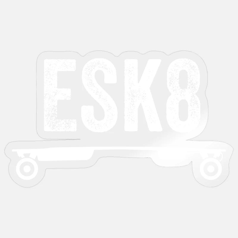E-Longboard E-Skateboard esk8 Sticker Größe S (10 x 10 cm)