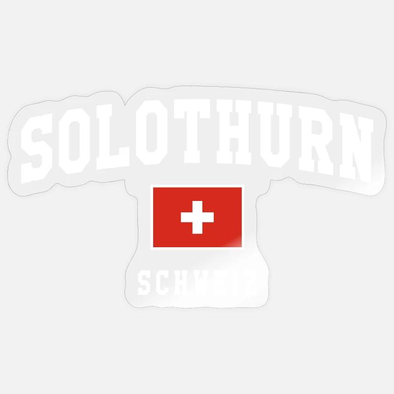 Soleure - Sticker taille S (10 x 10 cm) - brillant transparent