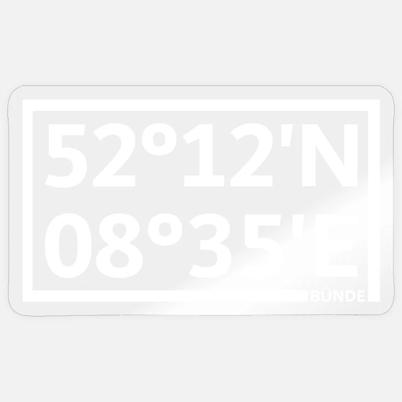 Frets coordinates Sticker size S (10 x 10 cm)