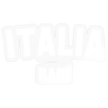 BARI Italia Italien - Sticker Größe S (10 x 10 cm) - Transparent glänzend - Vorne