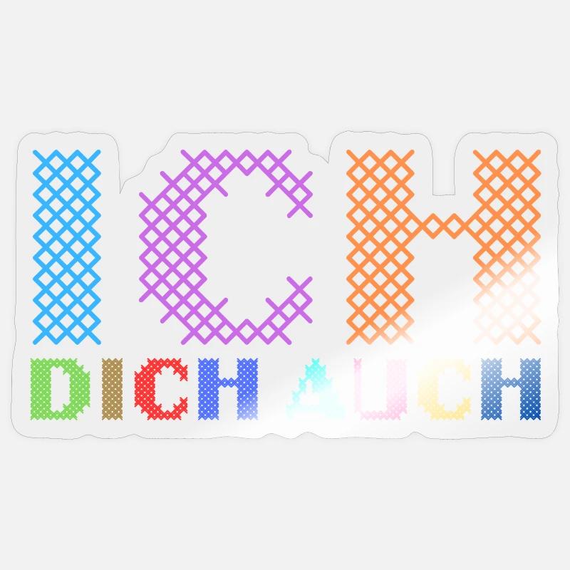 Sticker Größe S (10 x 10 cm) - 