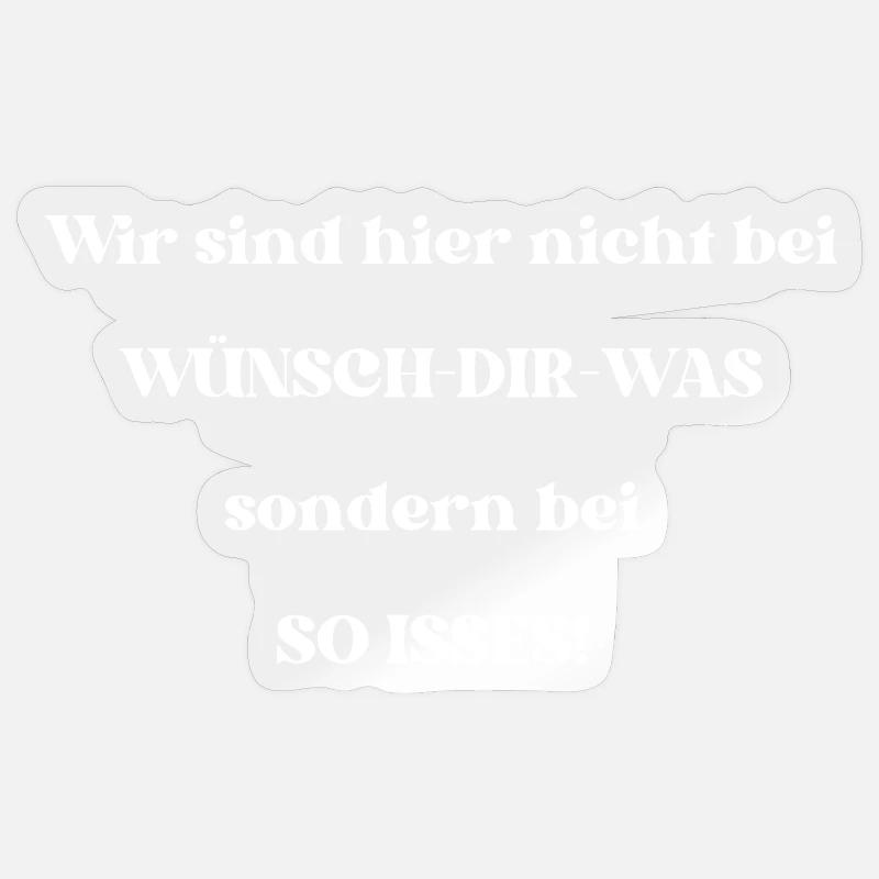 Make a wish - Sticker size S (10 x 10 cm) - transparent glossy