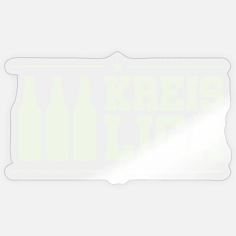 Ligue de district - Sticker taille S (10 x 10 cm) - brillant transparent