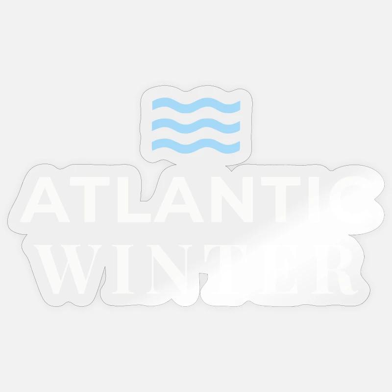 ATLANTEA - Atlantic Winter Edition - Sticker taille S (10 x 10 cm) - brillant transparent