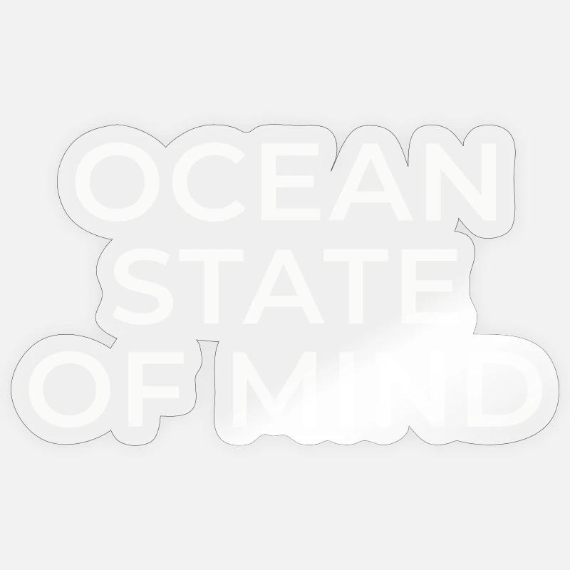 Ocean state Sticker size S (10 x 10 cm)
