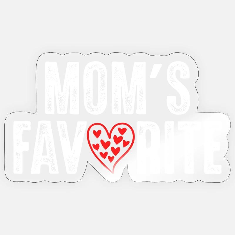 Le préféré de maman Sticker taille S (10 x 10 cm)