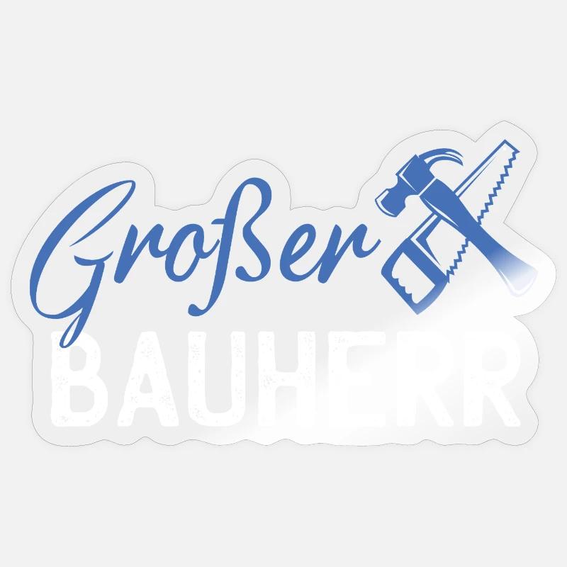 Graphismes de bâtiments GrafBen Builder Sticker taille S (10 x 10 cm)