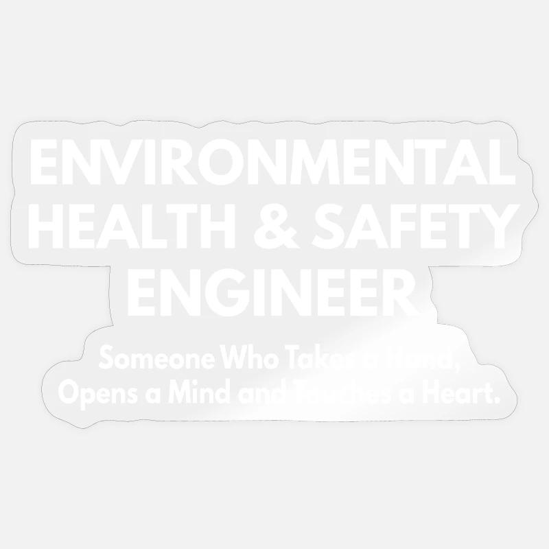 Environmental Safety Engineer Sticker size S (10 x 10 cm)