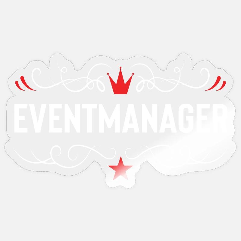 Event Manager - Sticker size S (10 x 10 cm) - transparent glossy