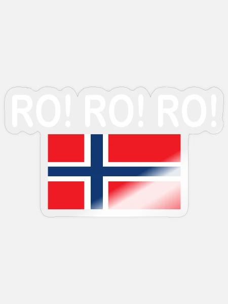 Norwegen Spruch Rudern - Sticker Größe S (10 x 10 cm) - Transparent glänzend