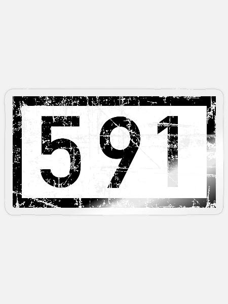 Rheinkilometer 591 - Koblenz am Rhein (Vintage) - Sticker Größe S (10 x 10 cm) - Transparent glänzend