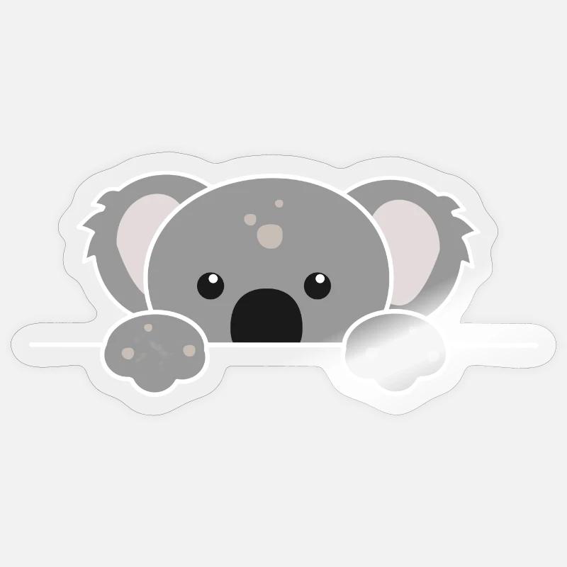 Funny Coala Sticker size S (10 x 10 cm)