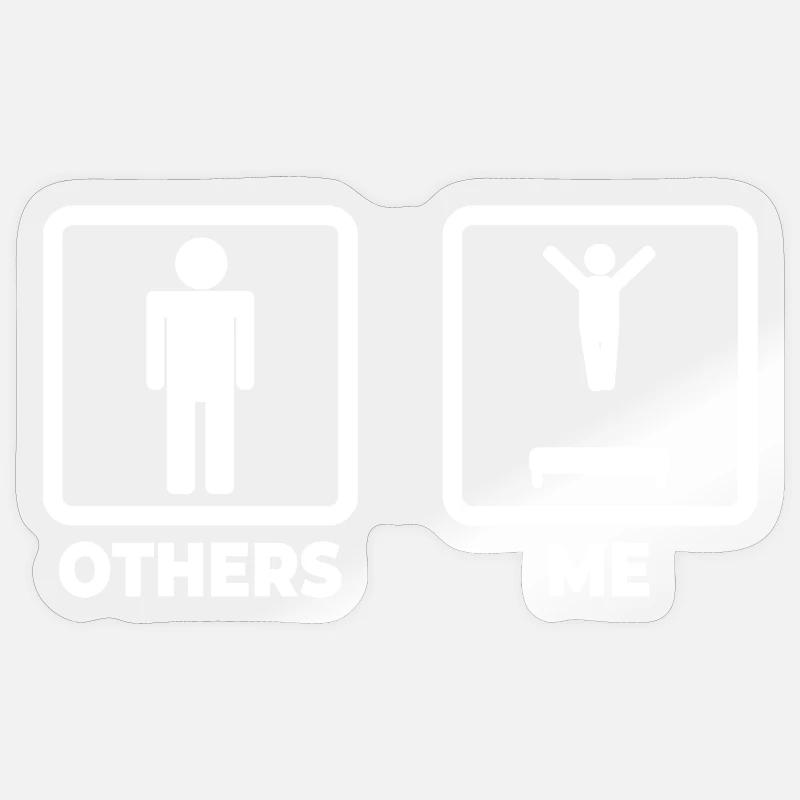 Drôle de pull trampoline Sticker taille S (10 x 10 cm)