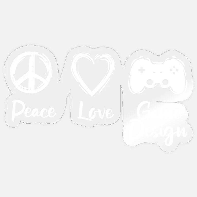Game Development Motivation - Sticker size S (10 x 10 cm) - transparent glossy