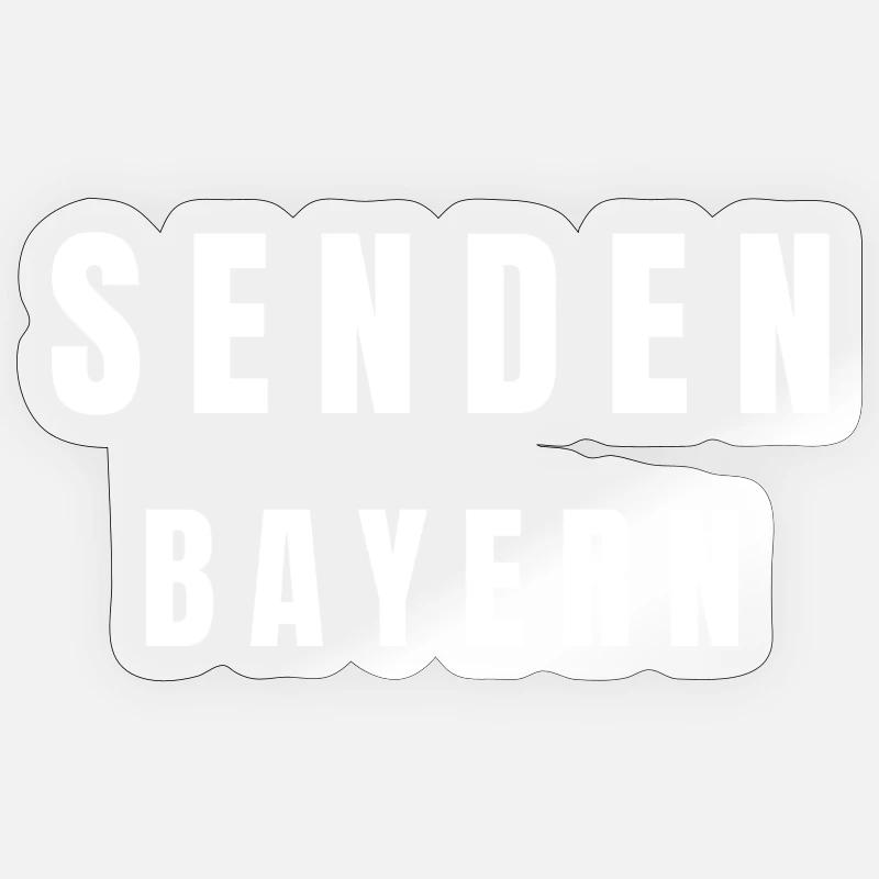 Senden Bayern Sticker Größe S (10 x 10 cm)