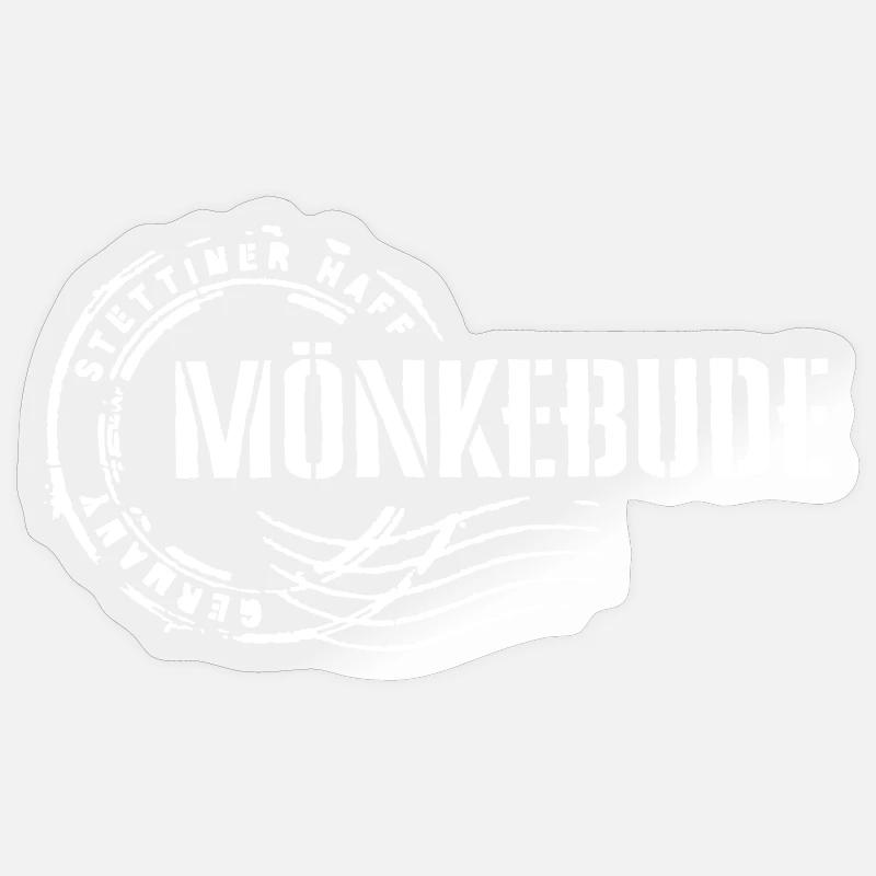 TAD Mönkebude - Sticker taille S (10 x 10 cm) - brillant transparent