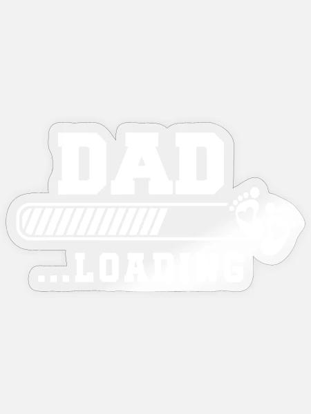 Vater-Kind-Bonding Baby Fußabdruck Design - Sticker Größe S (10 x 10 cm) - Transparent glänzend