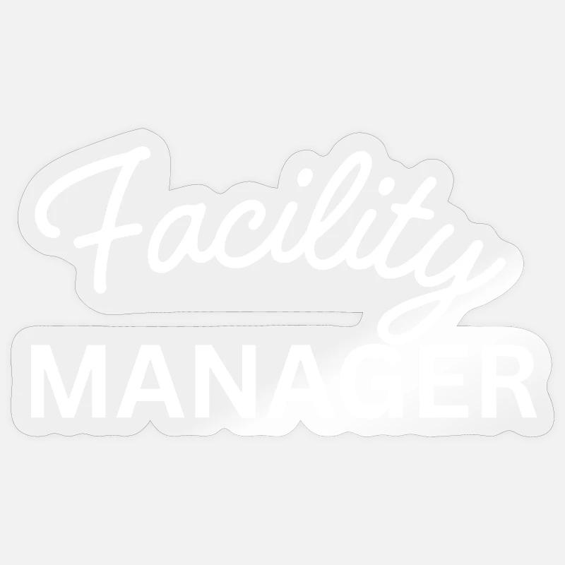 Gestionnaire d’installations - Sticker taille S (10 x 10 cm) - brillant transparent