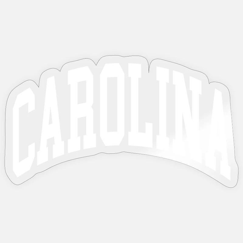 Caroline - Sticker taille S (10 x 10 cm) - brillant transparent