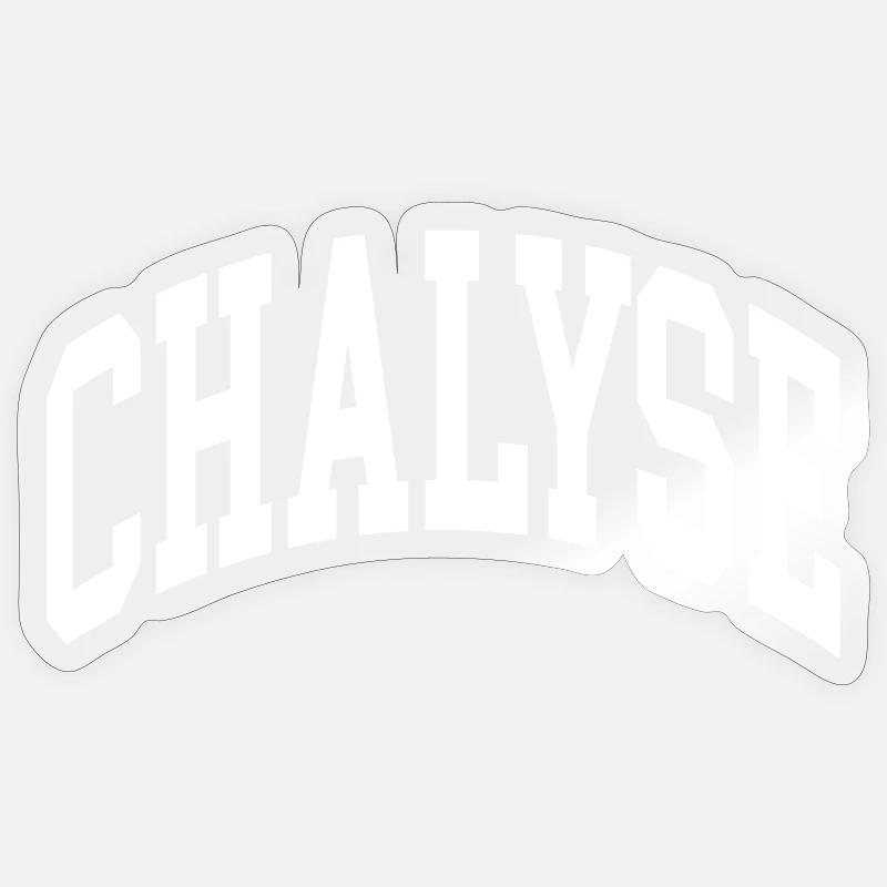 Chalyse - Sticker size S (10 x 10 cm) - transparent glossy
