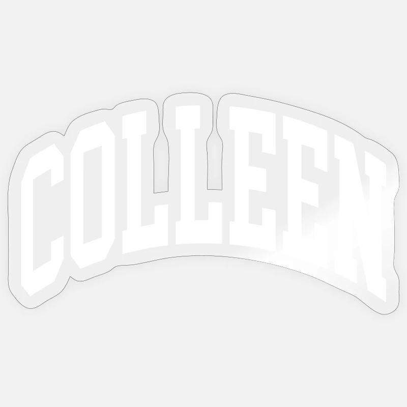 Colleen - Sticker taille S (10 x 10 cm) - brillant transparent