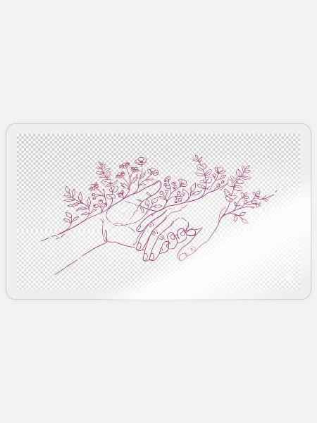  - Sticker size S (10 x 10 cm) - transparent glossy