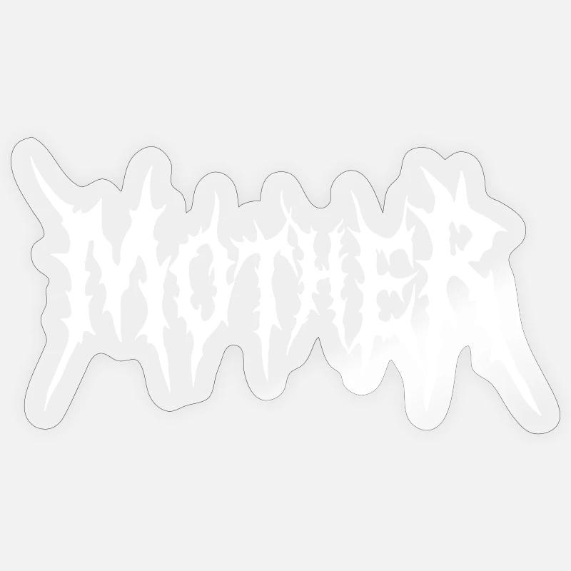 MOTHER - Sticker Größe S (10 x 10 cm) - Transparent glänzend
