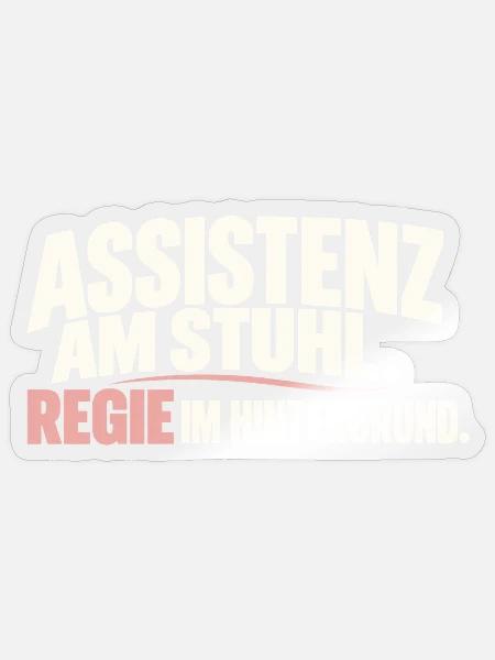 ZFA - Sticker Größe S (10 x 10 cm) - Transparent glänzend