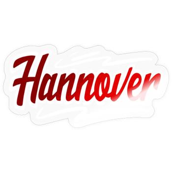Hannover - Sticker Größe S (10 x 10 cm) - Transparent glänzend - Vorne