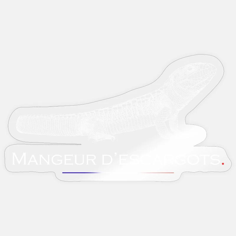 Snail eater - Sticker size S (10 x 10 cm) - transparent glossy