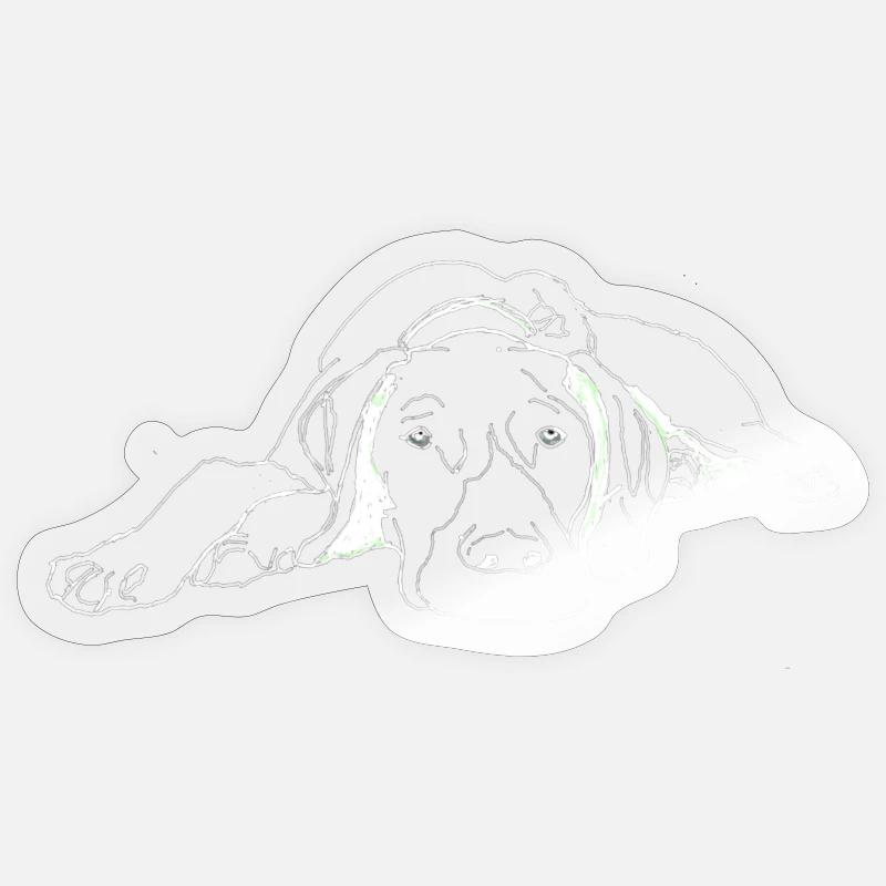 Pointer Deutsch Kurzhaar Sticker Größe S (10 x 10 cm)