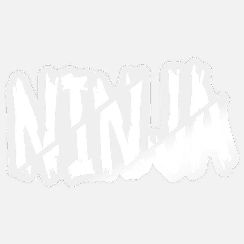 Ninja Sticker size S (10 x 10 cm)