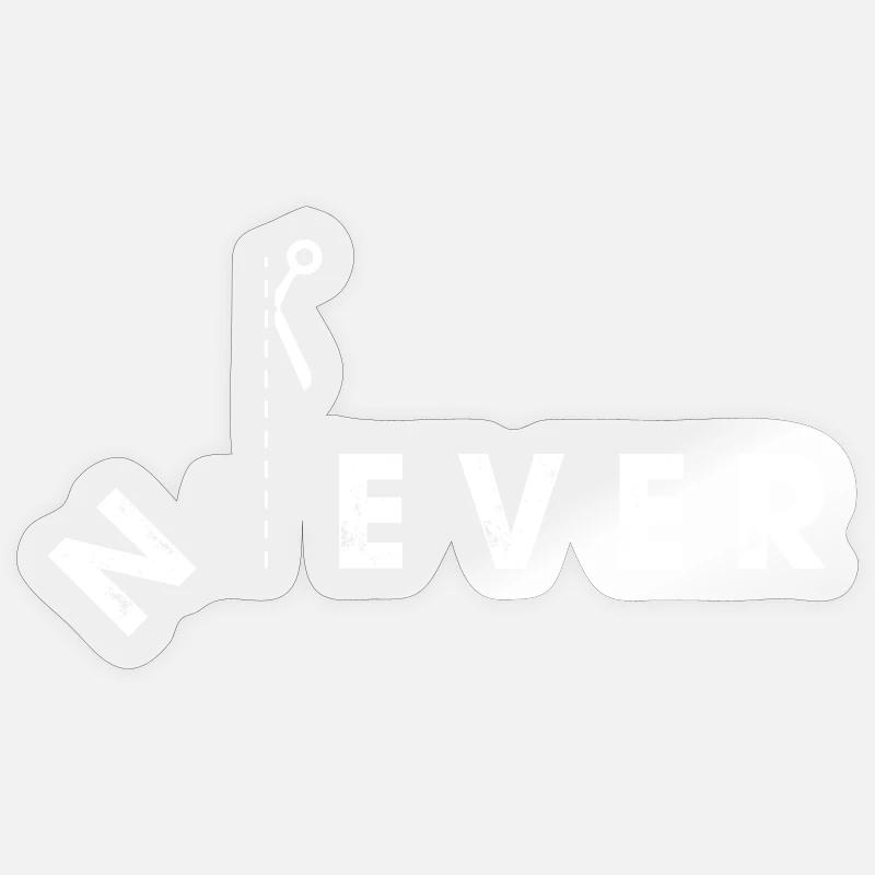 Conception de ciseaux Never Cut Boundaries Sticker taille S (10 x 10 cm)