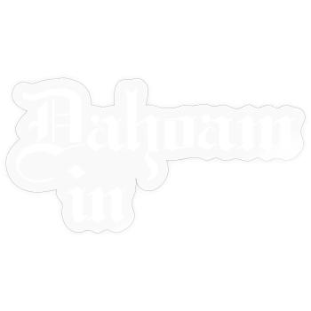 Heimat Shirt - Sticker Größe S (10 x 10 cm) - Transparent glänzend - Vorne