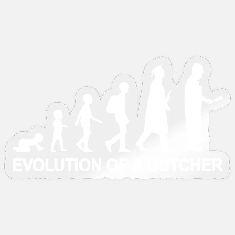 Metzger Evolution Sticker Größe S (10 x 10 cm)