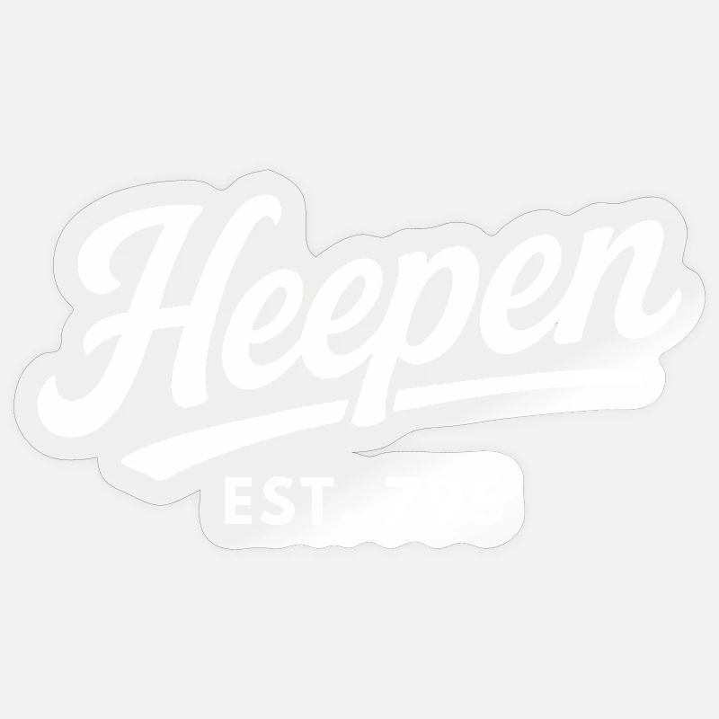 Heepen Est 795 Bielefeld - Sticker size S (10 x 10 cm) - transparent glossy