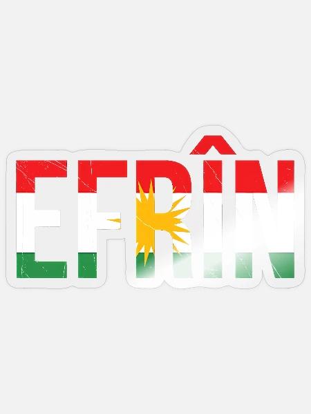 Kurdistan Kurden Friedenssymbol mit Nationalflagge - Sticker Größe S (10 x 10 cm) - Transparent glänzend