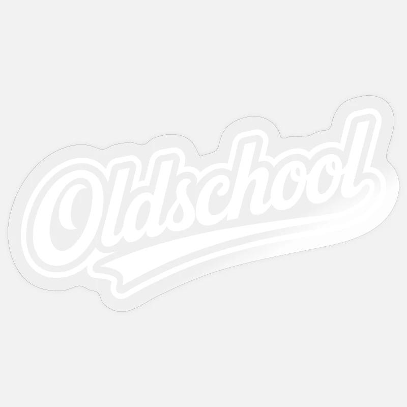 Conception de typographie rétro à l’ancienne Sticker taille S (10 x 10 cm)