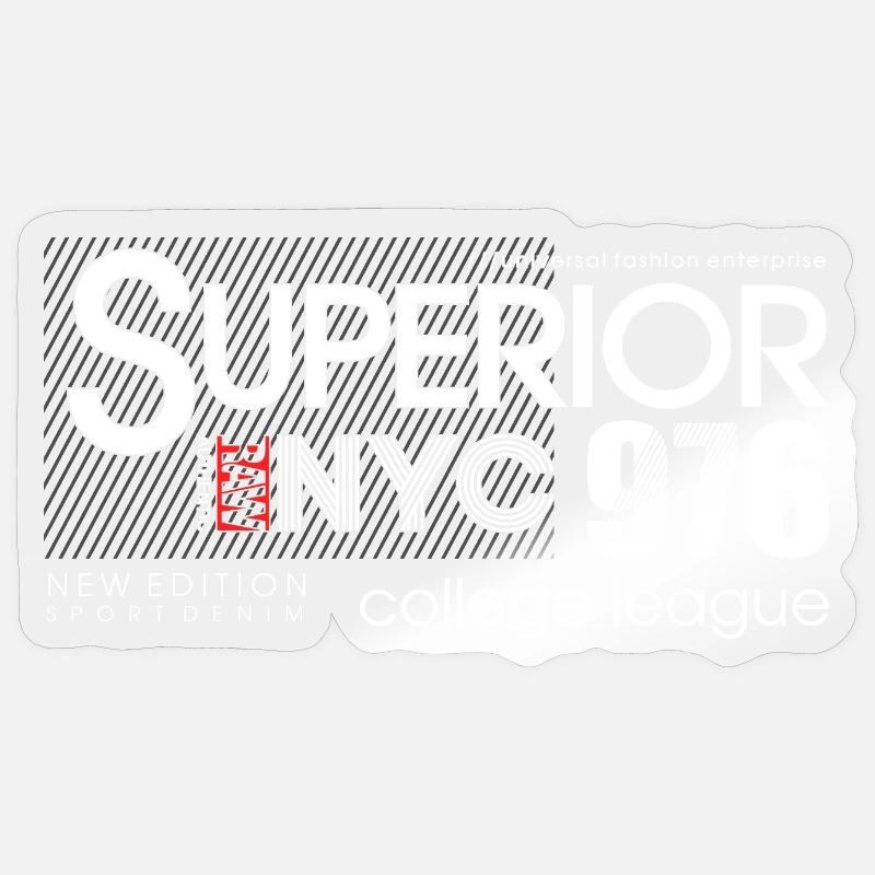 Abstract Geometric Pattern Ombre - Sticker size S (10 x 10 cm) - transparent glossy