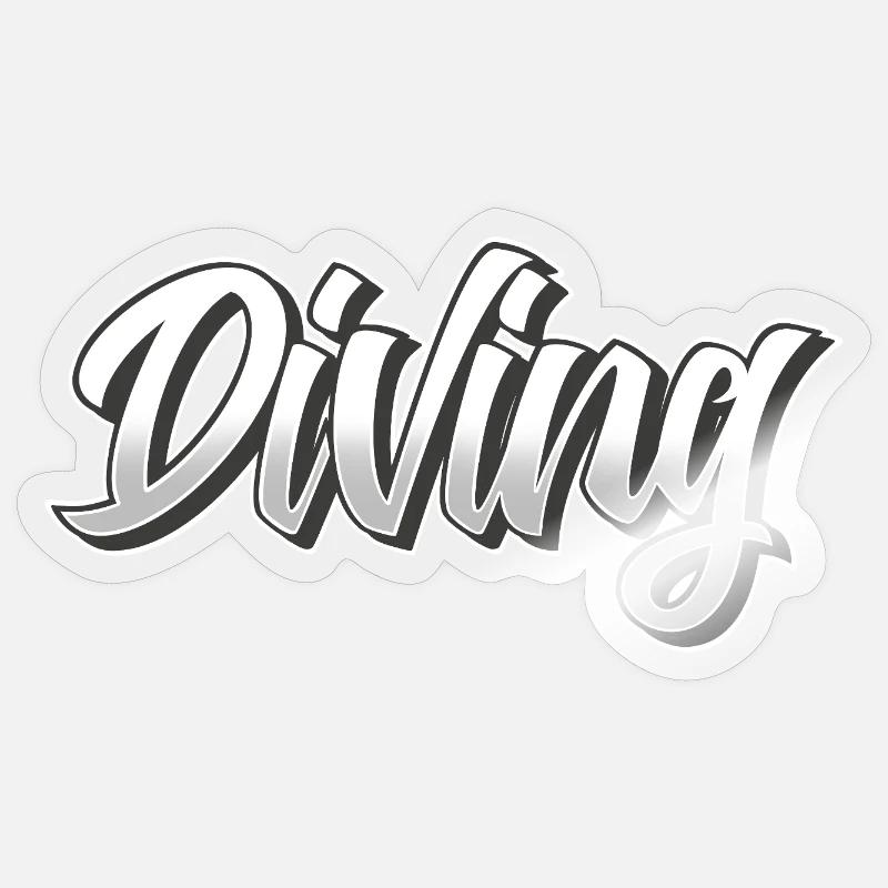 Dive Sticker size S (10 x 10 cm)
