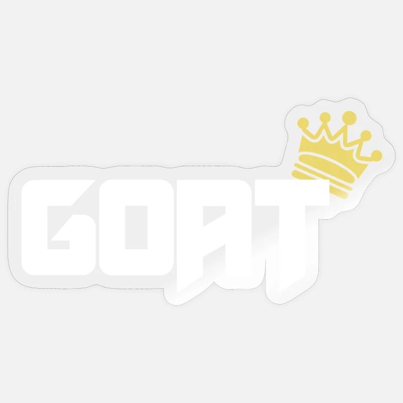 Goat - Sticker size S (10 x 10 cm) - transparent glossy