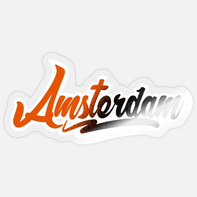 Amsterdam Sticker size S (10 x 10 cm)